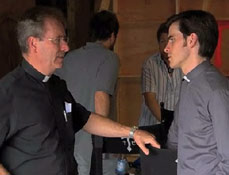 Father Gary Thomas and Actor Colin O'Donoghue